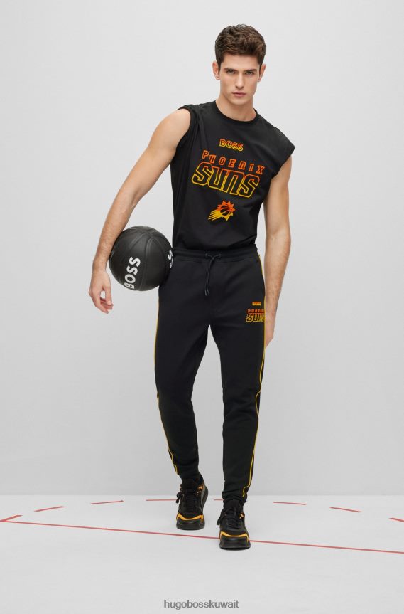 4TFNJN1782 الدوري الاميركي للمحترفين صنز Hugo Boss & تيشيرت من القطن المطاطي NBA