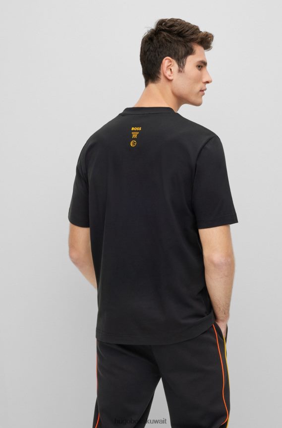 4TFNJN1782 الدوري الاميركي للمحترفين صنز Hugo Boss & تيشيرت من القطن المطاطي NBA