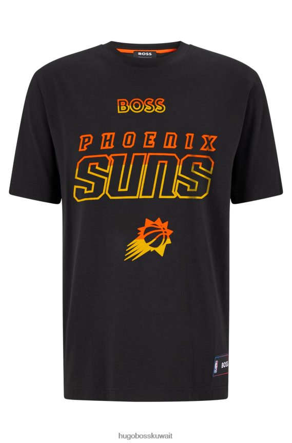 4TFNJN1782 الدوري الاميركي للمحترفين صنز Hugo Boss & تيشيرت من القطن المطاطي NBA