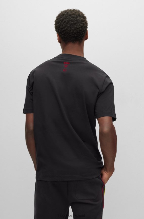 4TFNJN1783 الدوري الاميركي للمحترفين ميامي الحرارة Hugo Boss تي شيرت من القطن المطاطي الجديد والدوري الاميركي للمحترفين