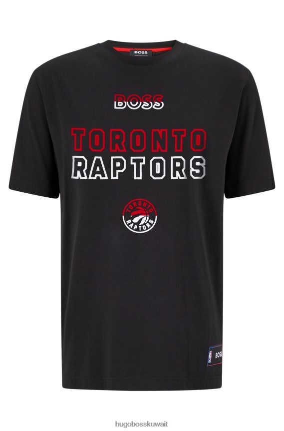 4TFNJN1784 الدوري الاميركي للمحترفين رابتورز Hugo Boss وتي شيرت قطني مطاطي جديد من الدوري الاميركي للمحترفين