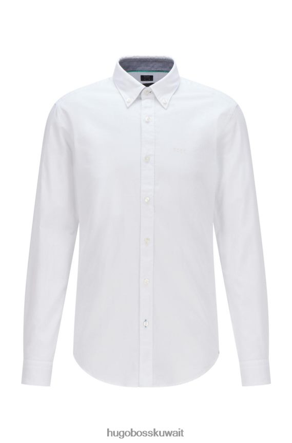4TFNJN178 البحرية / الأبيض Hugo Boss عارضة قميص قضيب 50458392 البحرية