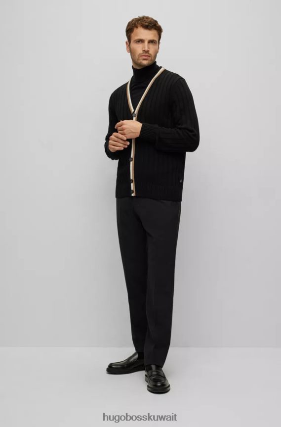 4TFNJN17 أسود Hugo Boss كارديجان لوسيلفيو 50477348 أسود