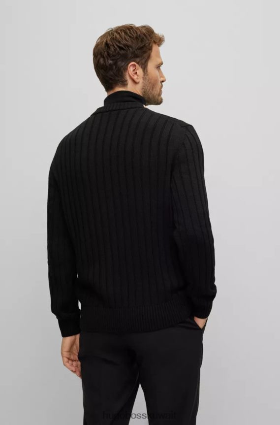 4TFNJN17 أسود Hugo Boss كارديجان لوسيلفيو 50477348 أسود