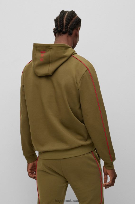 4TFNJN1825 ثيران الدوري الاميركي للمحترفين Hugo Boss & هوديس من مزيج القطن NBA