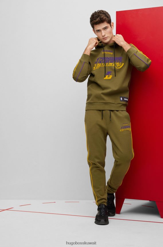 4TFNJN1826 الدوري الاميركي للمحترفين ليكرز Hugo Boss وهوديي من مزيج القطن NBA