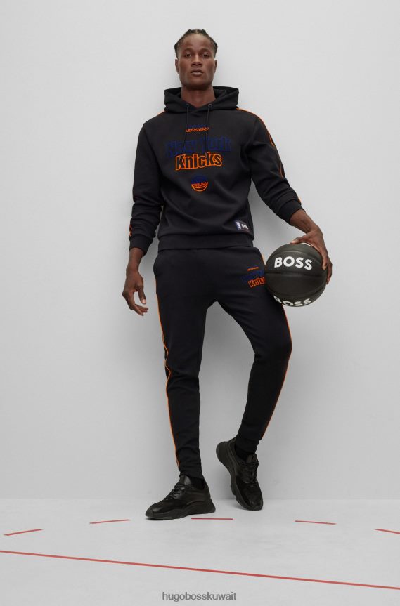 4TFNJN1829 الدوري الاميركي للمحترفين نيكس Hugo Boss & هوديس NBA من مزيج القطن