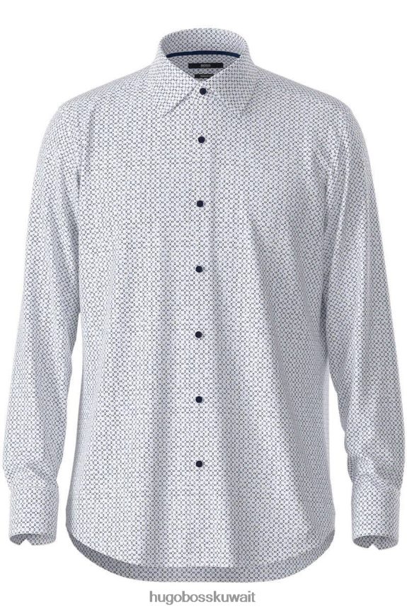 4TFNJN182 البحرية / الأحمر Hugo Boss قميص الحافلة H-جو 50459596 البحرية