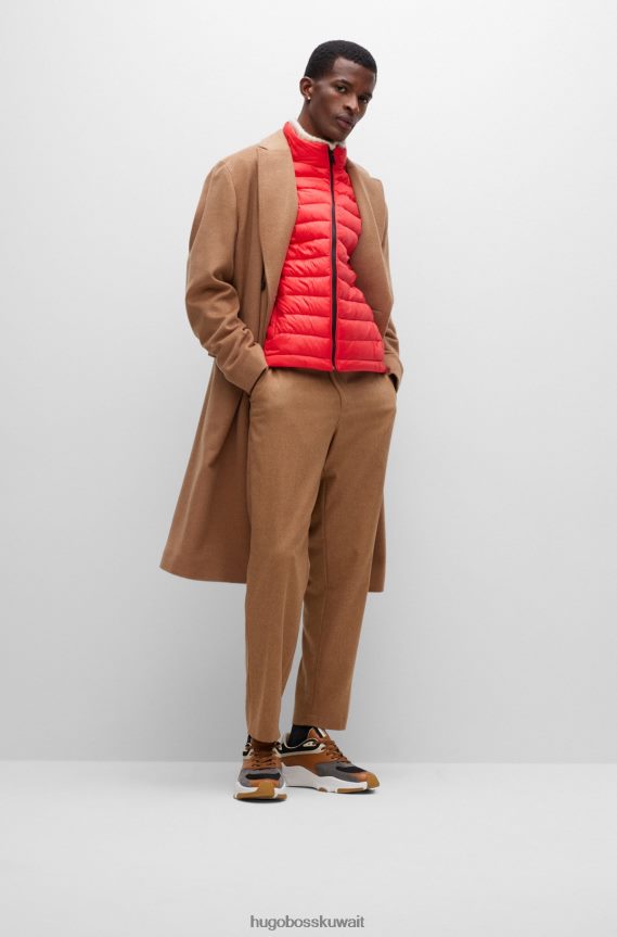 4TFNJN1832 أحمر Hugo Boss جيليه هوغو أحمر قابل للتعبئة مع شعار متناغم