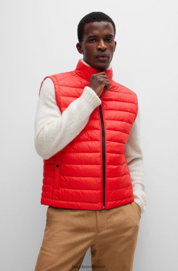 4TFNJN1832 أحمر Hugo Boss جيليه هوغو أحمر قابل للتعبئة مع شعار متناغم