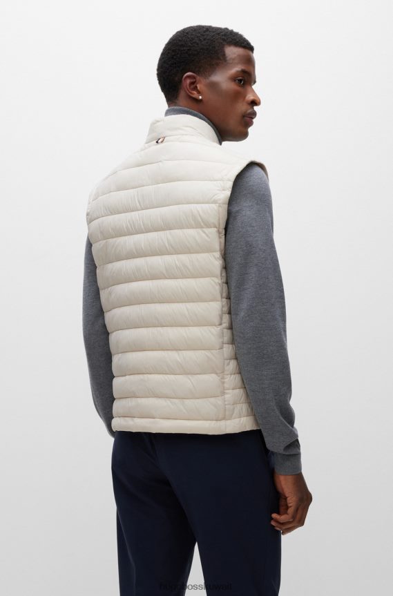 4TFNJN1836 البيج الفاتح Hugo Boss جيليه قابل للتعبئة باللون البيج الفاتح مع شعار Hugo