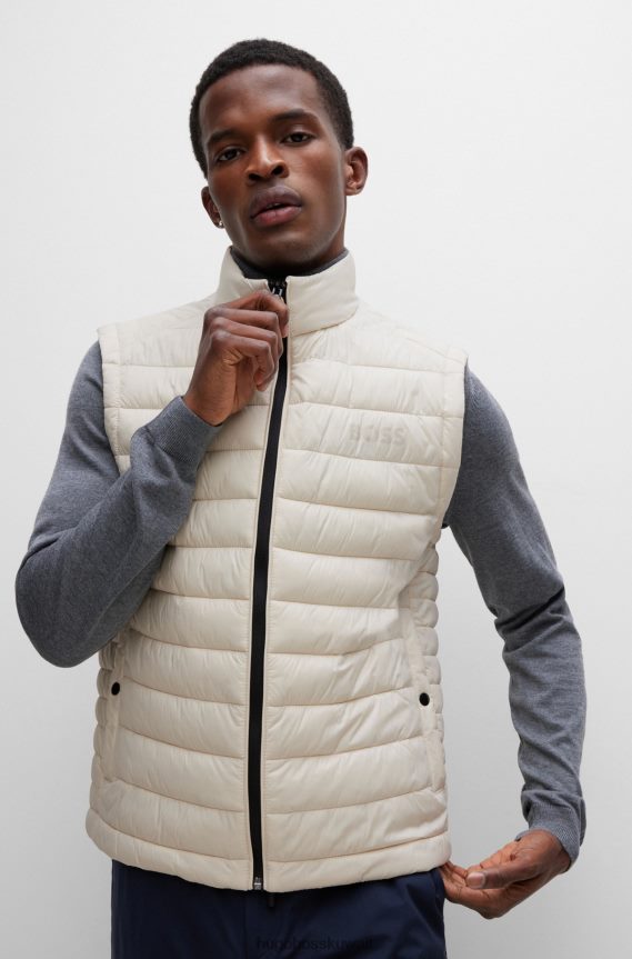 4TFNJN1836 البيج الفاتح Hugo Boss جيليه قابل للتعبئة باللون البيج الفاتح مع شعار Hugo