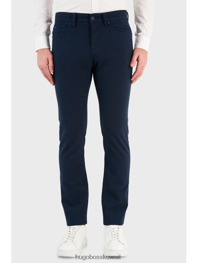 4TFNJN183 زيتوني/أزرق غامق/رمادي Hugo Boss 5 جيب ديلاوير 50458270 زيتون