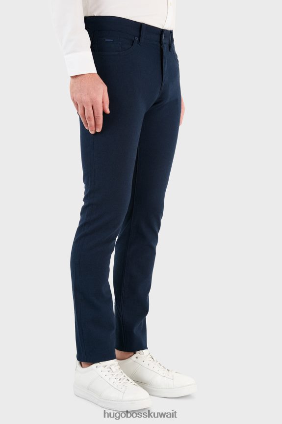 4TFNJN183 زيتوني/أزرق غامق/رمادي Hugo Boss 5 جيب ديلاوير 50458270 زيتون