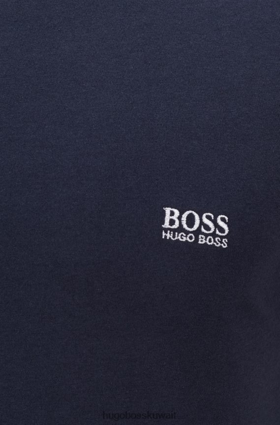 4TFNJN184 أسود / أبيض / البحرية Hugo Boss تي شيرت 3 قطع RN 50325887 أسود