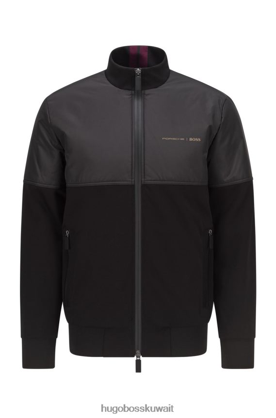 4TFNJN185 أسود/بني Hugo Boss X بورش سترة شيبرد 50457276 أسود