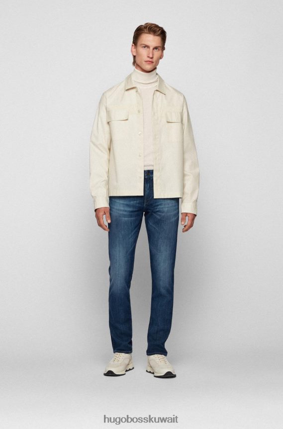 4TFNJN188 أزرق Hugo Boss جينز ديلاوير 50458152 أزرق