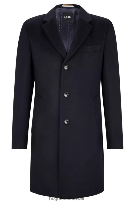 4TFNJN18 أزرق غامق Hugo Boss معطف ح-هايد 50479756 أزرق داكن