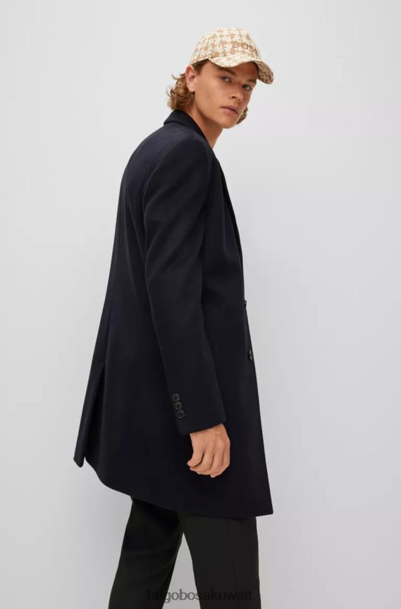 4TFNJN18 أزرق غامق Hugo Boss معطف ح-هايد 50479756 أزرق داكن