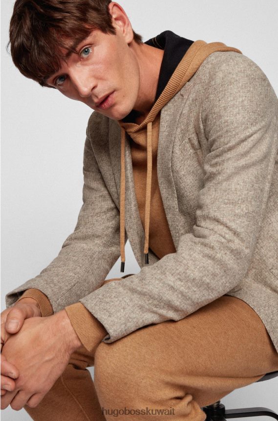 4TFNJN191 بيج/غابة Hugo Boss معطف رياضي سي هانري 50458817 بيج