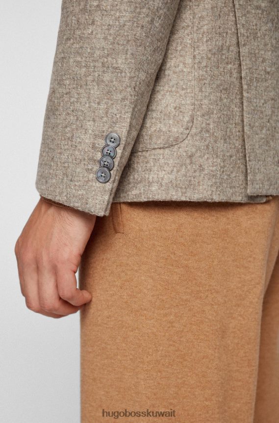 4TFNJN191 بيج/غابة Hugo Boss معطف رياضي سي هانري 50458817 بيج