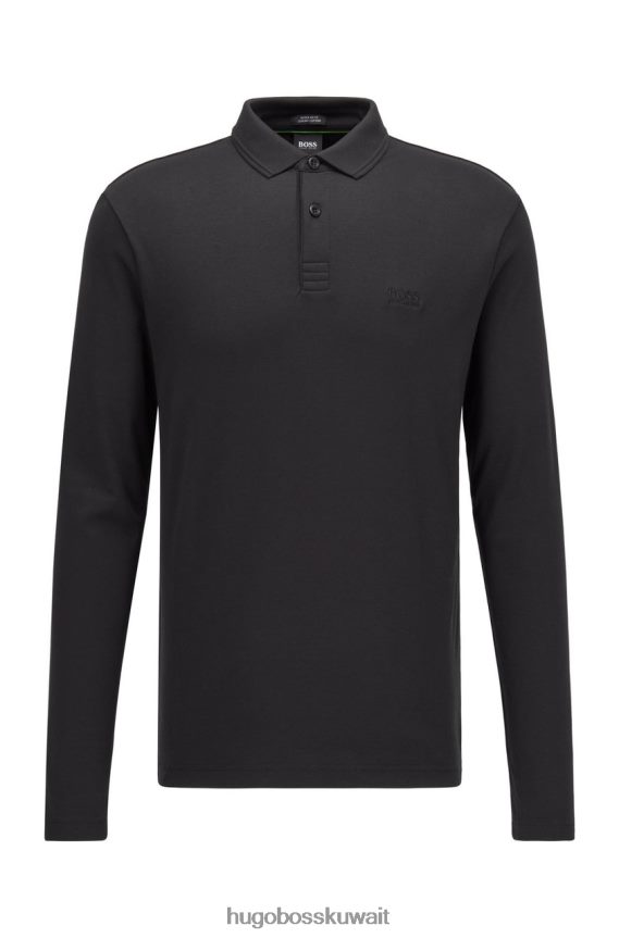 4TFNJN193 أسود/كحلي Hugo Boss L/S بولو بيرول 50451604 أسود