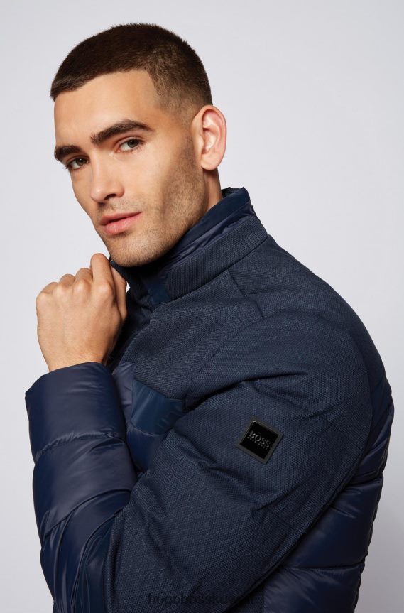 4TFNJN194 أسود/كحلي Hugo Boss سترة أسفل J فاولر 50454981 أسود