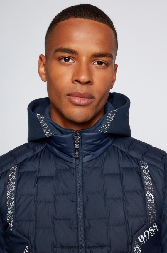 4TFNJN197 أسود/كحلي/ميدريد Hugo Boss أسفل سترة ضد مارسون 50454959 أسود