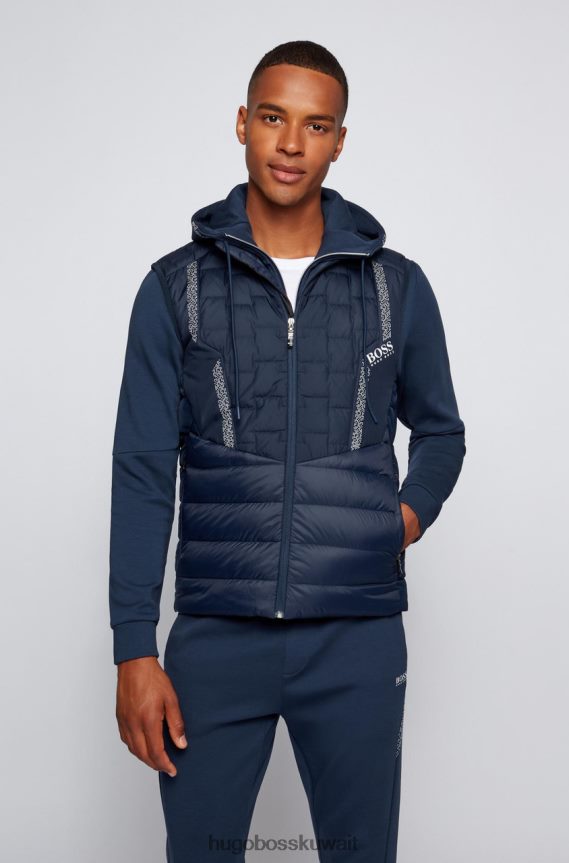 4TFNJN197 أسود/كحلي/ميدريد Hugo Boss أسفل سترة ضد مارسون 50454959 أسود