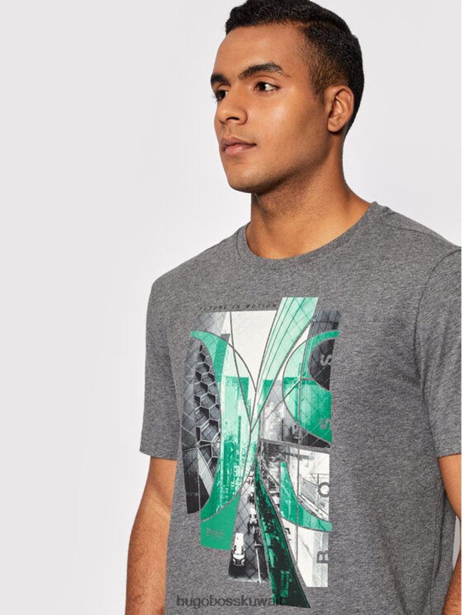 4TFNJN203 رمادي متوسط/كحلي Hugo Boss تي شيرت تي 6 50457445 رمادي متوسط