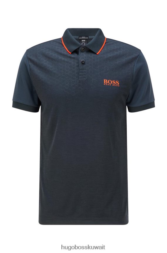 4TFNJN206 أسود Hugo Boss بولو بوليتيك 50456116 أسود