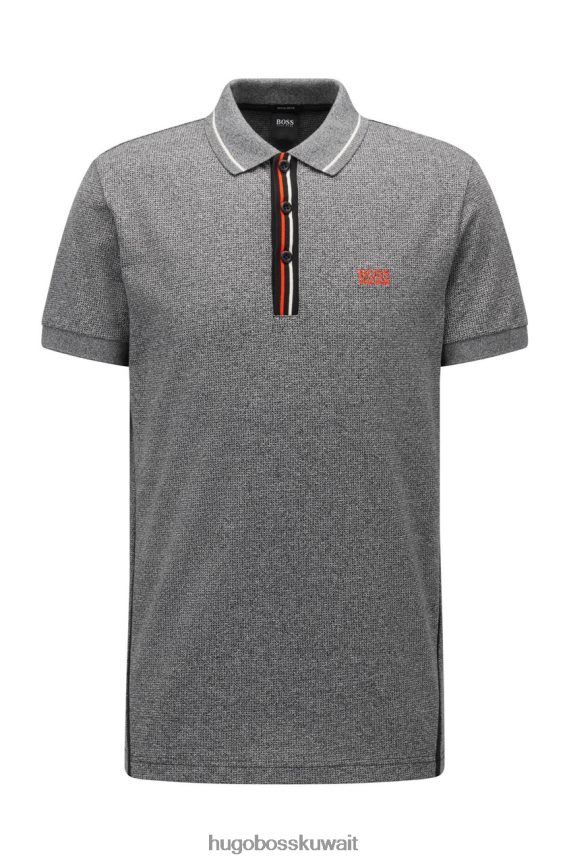 4TFNJN208 أسود/كحلي Hugo Boss بولو بادي 2 50456114 أسود