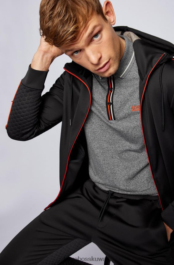 4TFNJN208 أسود/كحلي Hugo Boss بولو بادي 2 50456114 أسود