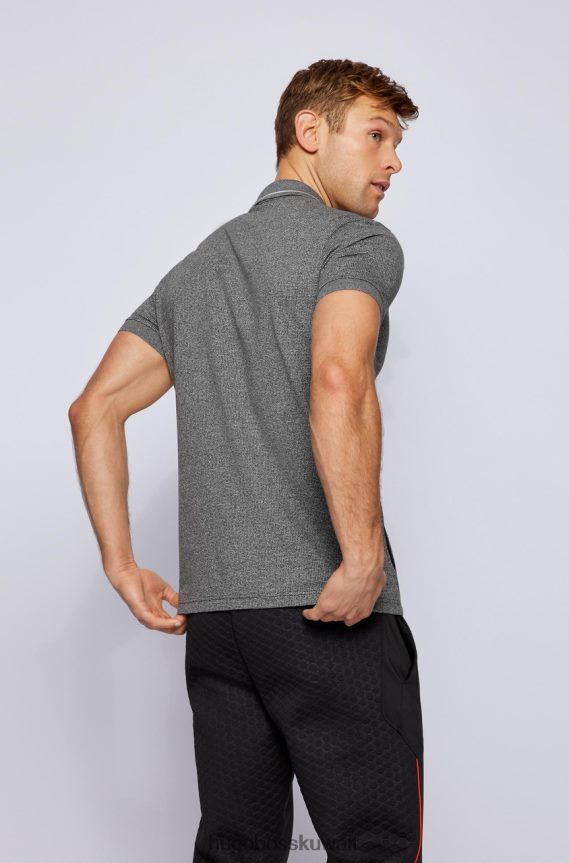 4TFNJN208 أسود/كحلي Hugo Boss بولو بادي 2 50456114 أسود