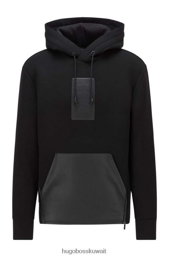 4TFNJN214 أسود/أبيض Hugo Boss البلوز ماكر اج 50456406 الأسود