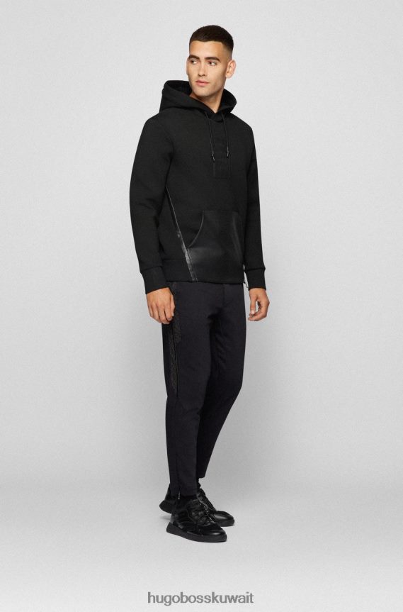 4TFNJN214 أسود/أبيض Hugo Boss البلوز ماكر اج 50456406 الأسود