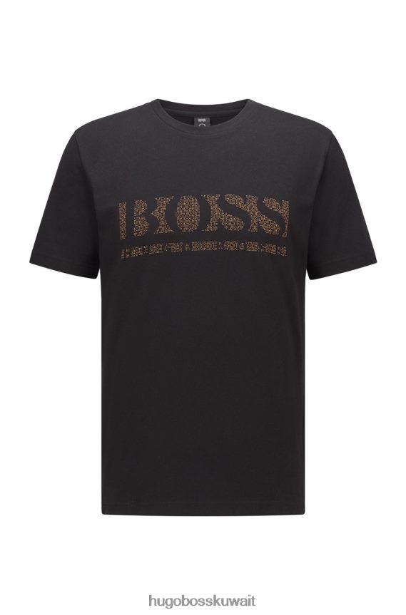 4TFNJN216 أسود/كحلي Hugo Boss تيشيرت بيكسل 50457429 أسود