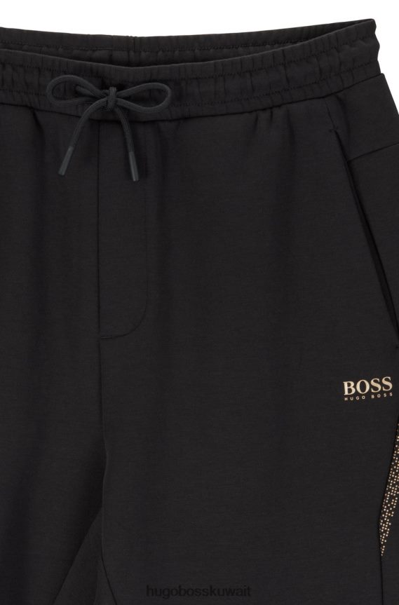 4TFNJN217 أسود/كحلي Hugo Boss بنطال رياضي هاديكو 50456408 أسود