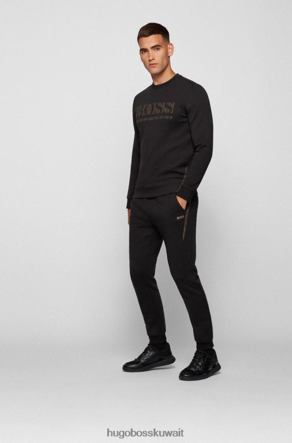 4TFNJN217 أسود/كحلي Hugo Boss بنطال رياضي هاديكو 50456408 أسود