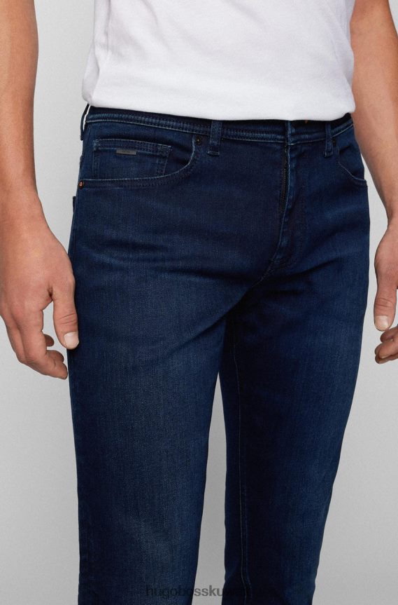 4TFNJN219 أزرق غامق Hugo Boss جينز ديلاوير 50458351 أزرق داكن