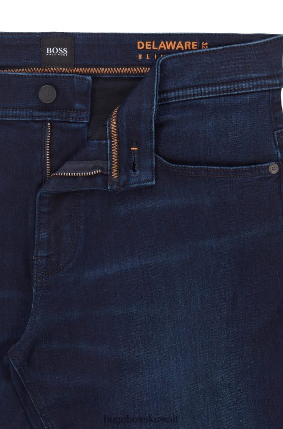 4TFNJN219 أزرق غامق Hugo Boss جينز ديلاوير 50458351 أزرق داكن