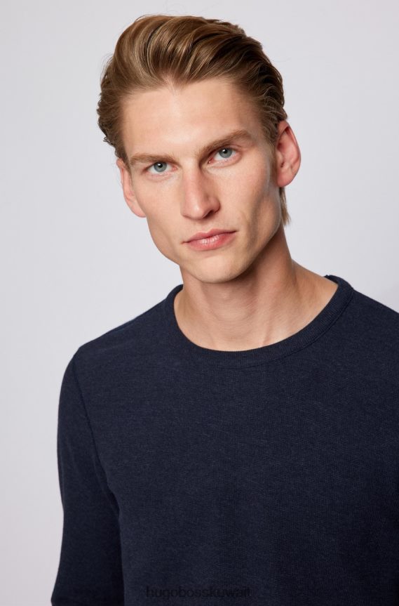 4TFNJN222 أزرق / طبيعي / ميدريد / فحم / أخضر Hugo Boss L/S تي تيمست 50462773 أزرق