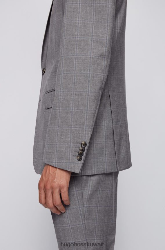 4TFNJN226 رمادي Hugo Boss بدلة ضخمة/عبقرية 50432979 رمادي