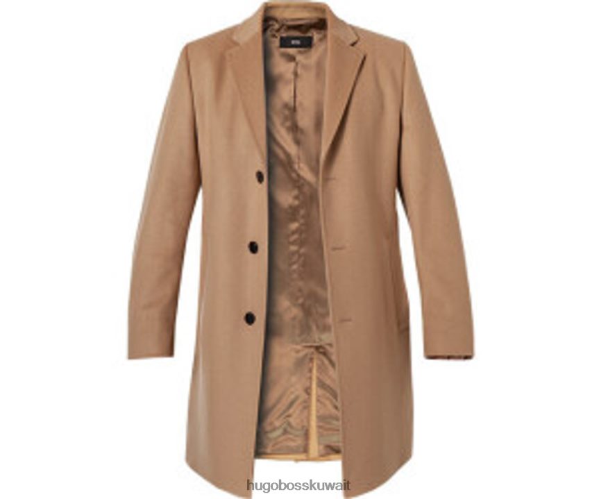 4TFNJN227 الجمل / الأسود Hugo Boss معطف ستراتوس 3 50438702 جمل