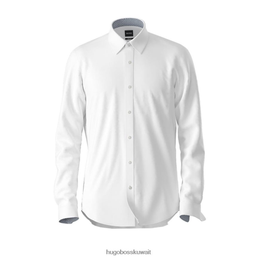 4TFNJN230 أصفر / أحمر / أبيض Hugo Boss قميص كاجوال لوكاس 50448865 أصفر