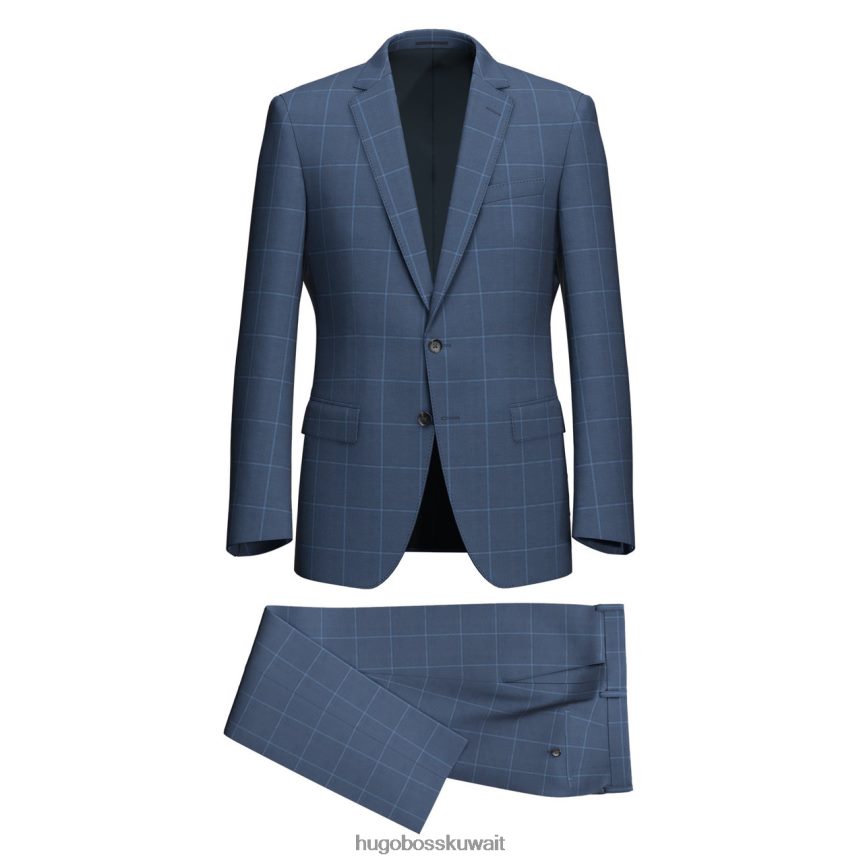 4TFNJN232 أزرق Hugo Boss بدلة ضخمة/عبقرية 50450454 أزرق