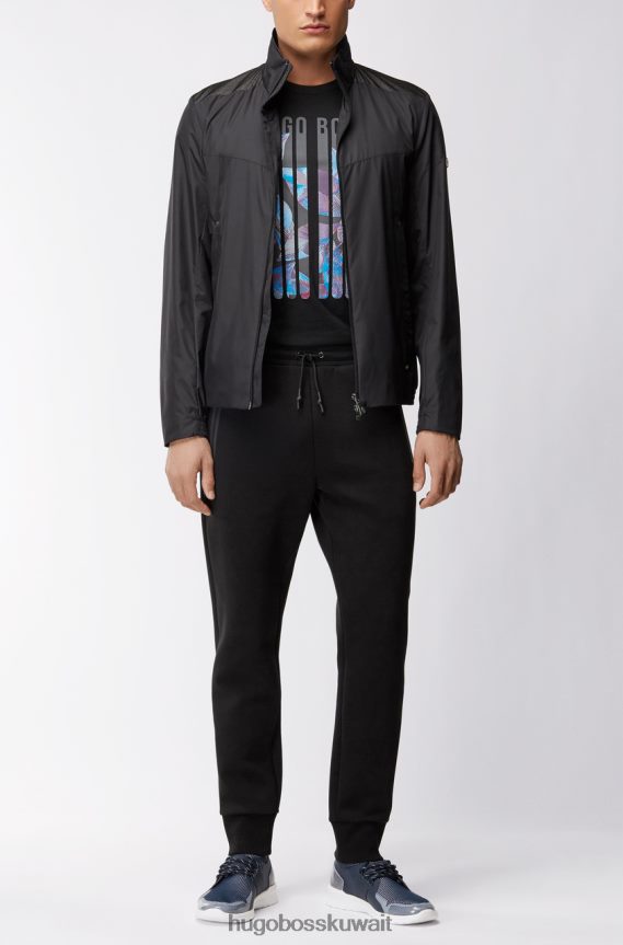 4TFNJN234 أسود Hugo Boss سترة جينز كاجوال 50377101 باللون الأسود