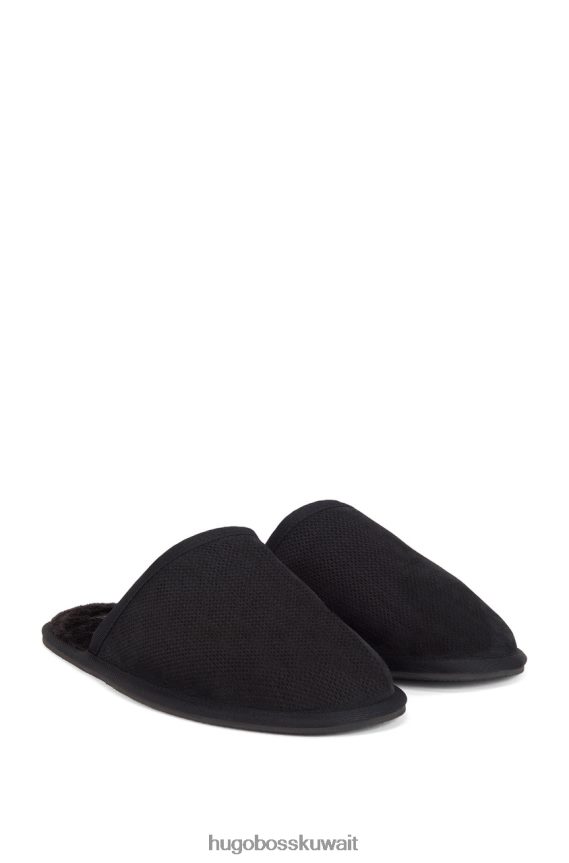 4TFNJN236 أسود Hugo Boss نعال المنزل 50445700 أسود