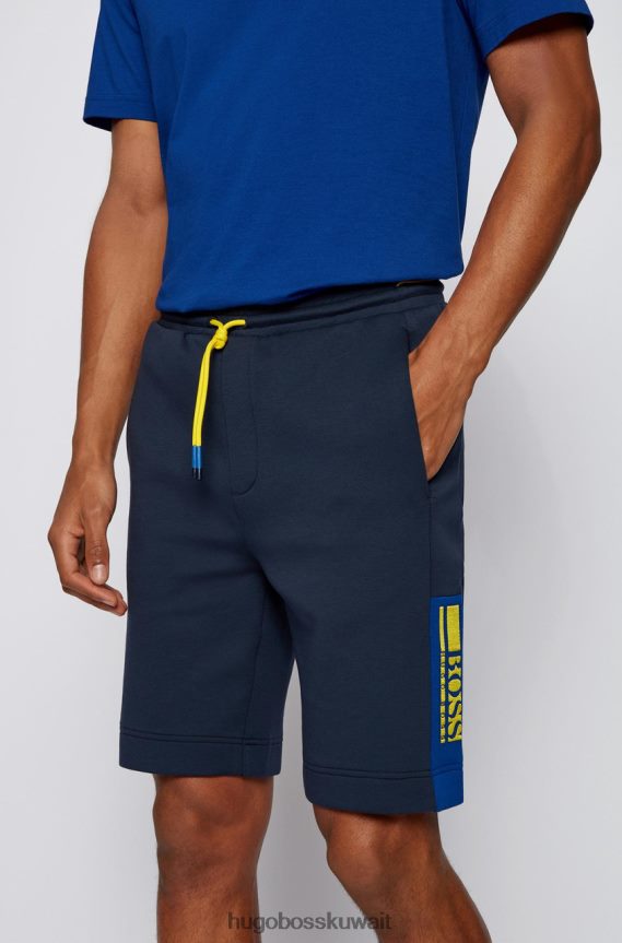 4TFNJN240 القوات البحرية Hugo Boss شورت هيدلو 50447035 كحلي