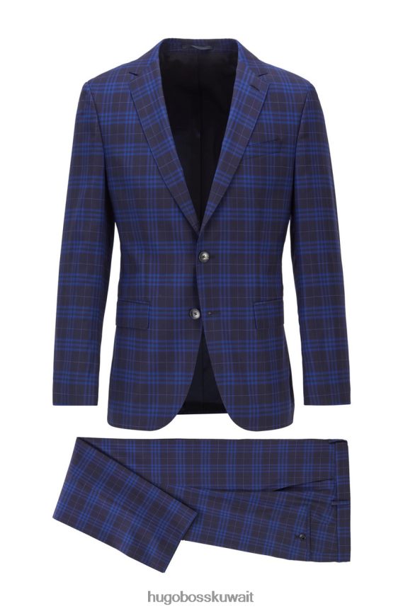 4TFNJN246 medblue Hugo Boss بدلة novan6/ben2 50453674 medblue